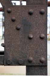 Photo Textures of Metal Rivets and Fasteners